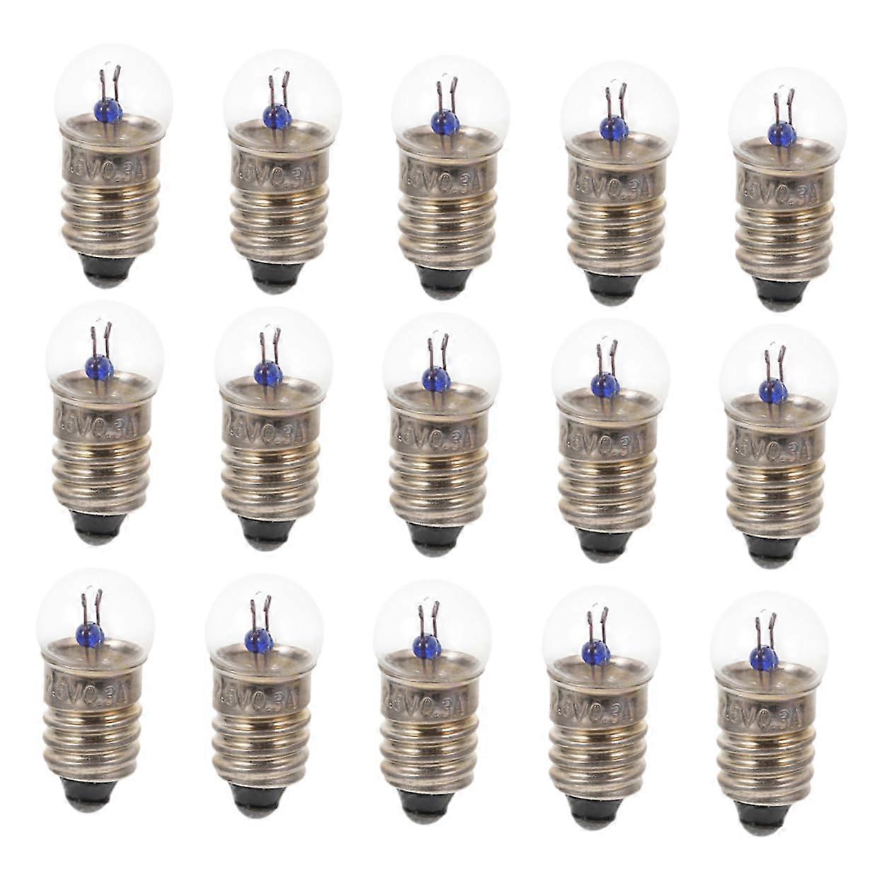 50pcs Mini Incandescent Light Bulbs Screw Base Safe Low Voltage Durable Glass for Classroom Science Projects