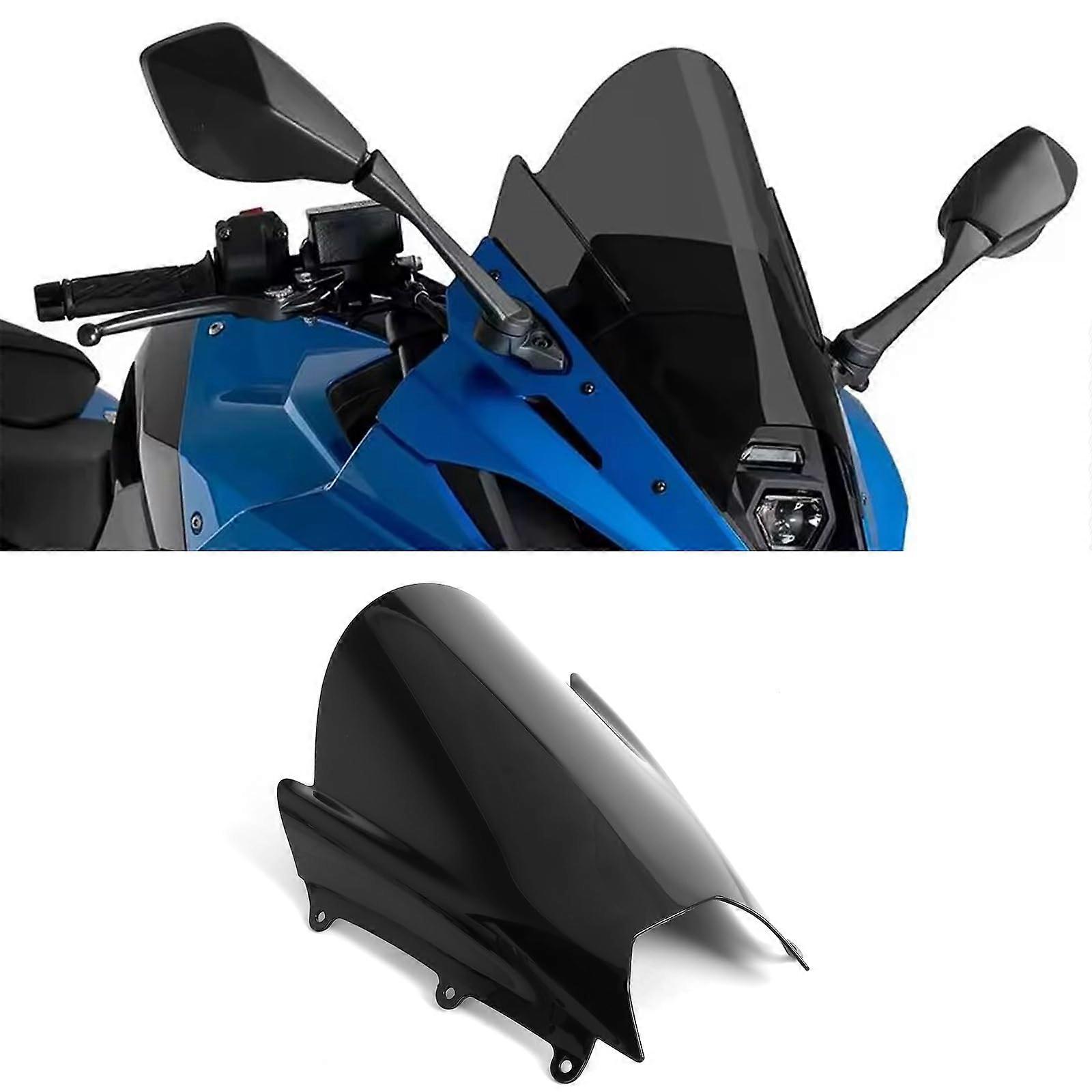 Motorcycle Windshield for Suzuki GSX8R 2024 2025 Acrylic Wind Deflector with Secure Mounting Black