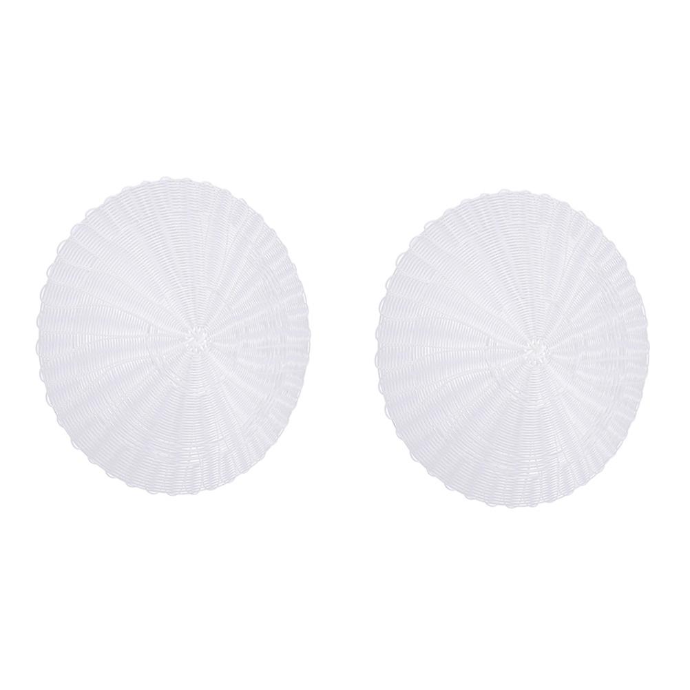 Non-Stick Round Steaming Pad 2Pcs For Home Cooking Dim Sum Preparation 18Cm Reusable Accessories