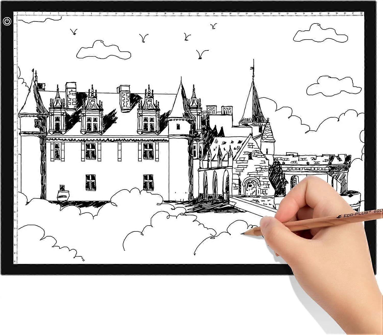 A3 Magnetic Light Tablet with Precise Adjustable LED Brightness, Illuminated Drawing Tables with Adjustable Brightness and USB Cable