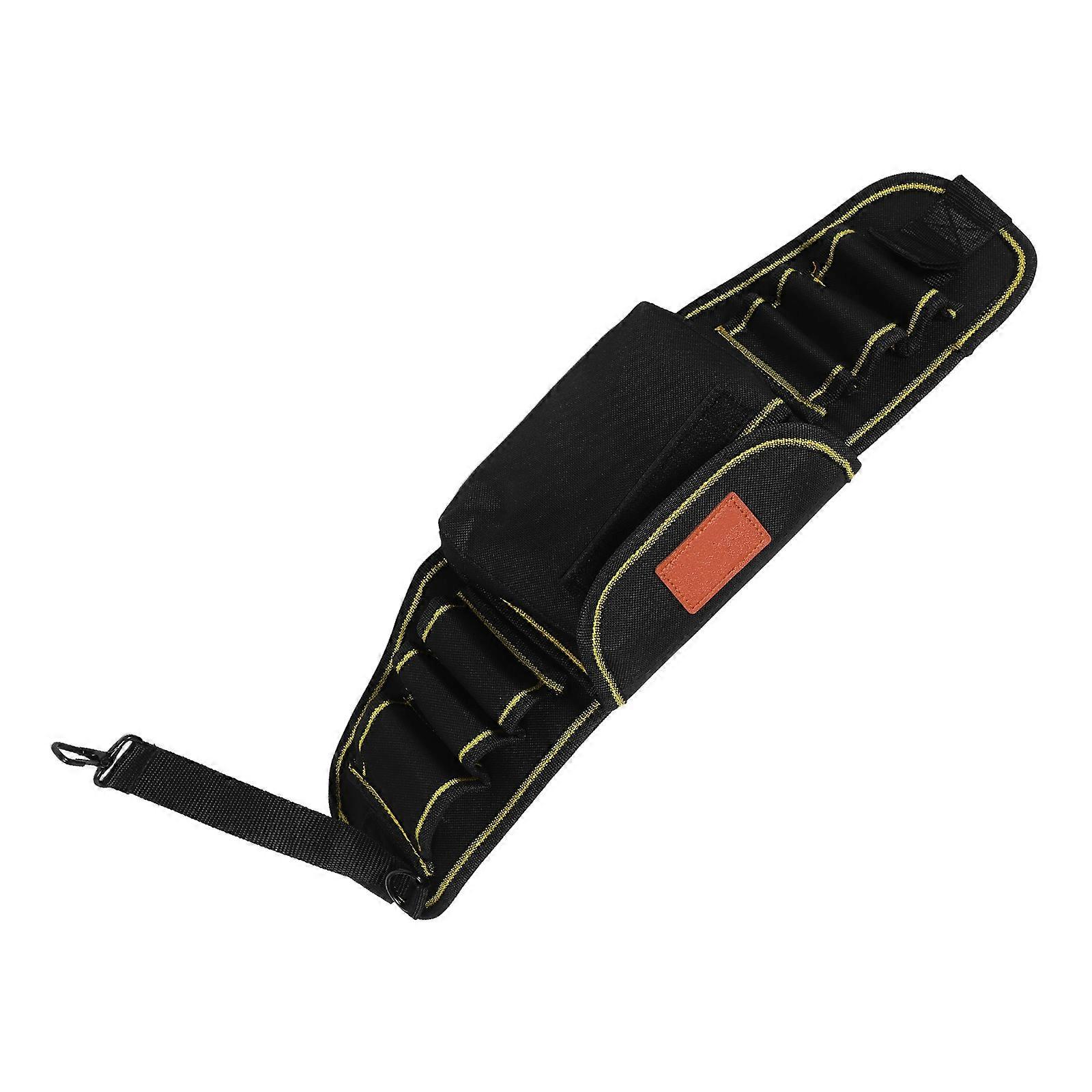 Black Oxford Cloth Tool Waist Bag for Construction