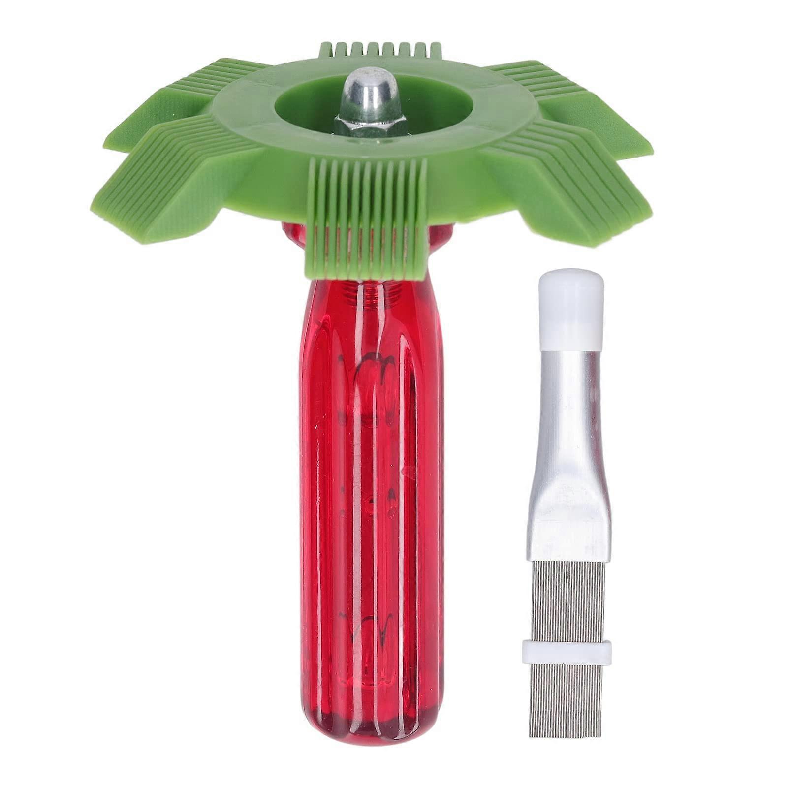 Radiator Fin Comb Set for AC and HVAC, Efficient Fin Cleaning Tool, 2 Pcs Green