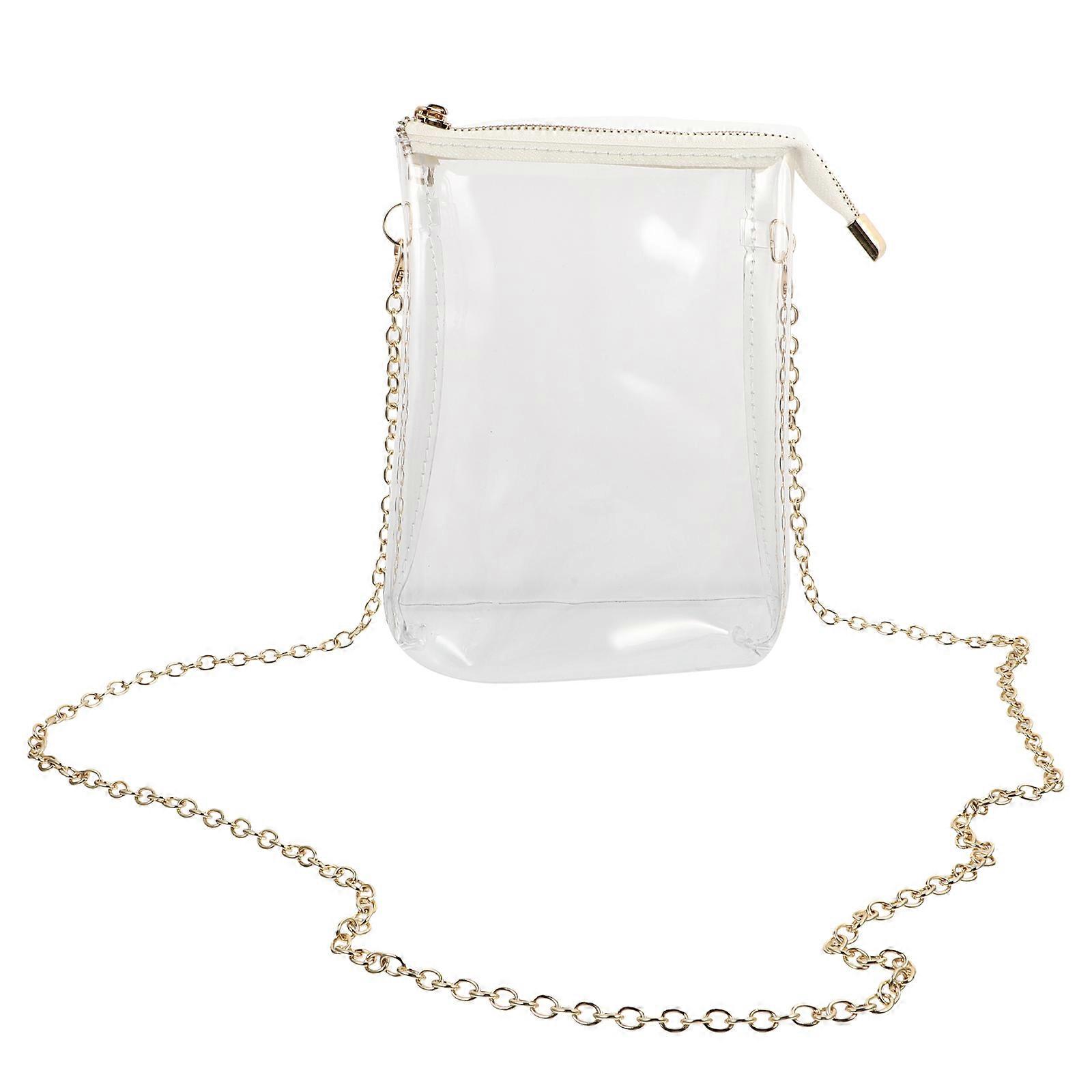 Transparent Cellphone Bag for Storage Use Creative Crossbody Shoulder Bag