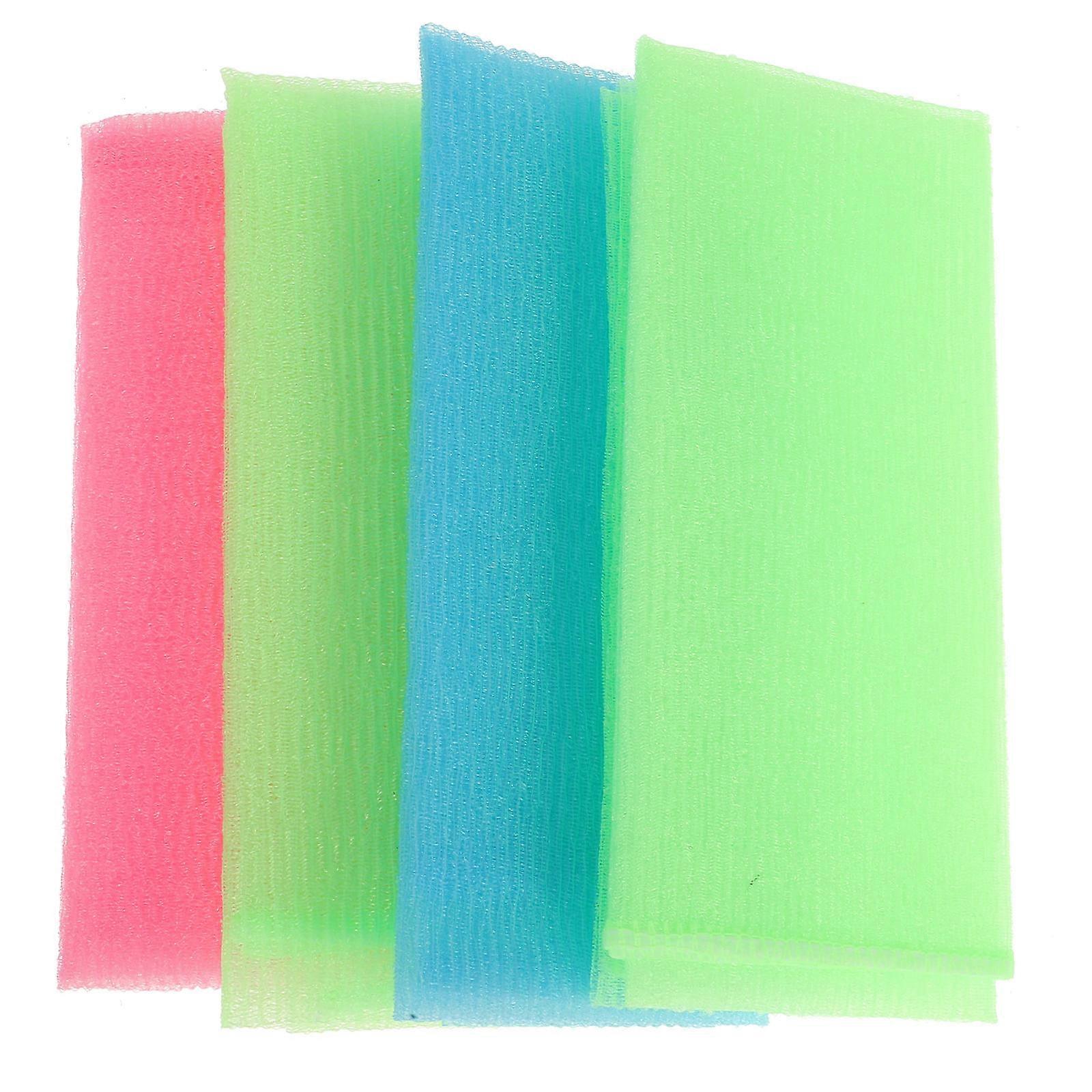 Towel for Bathing Nylon Long Exfoliating Purpose 8Pcs Multi Color Kit