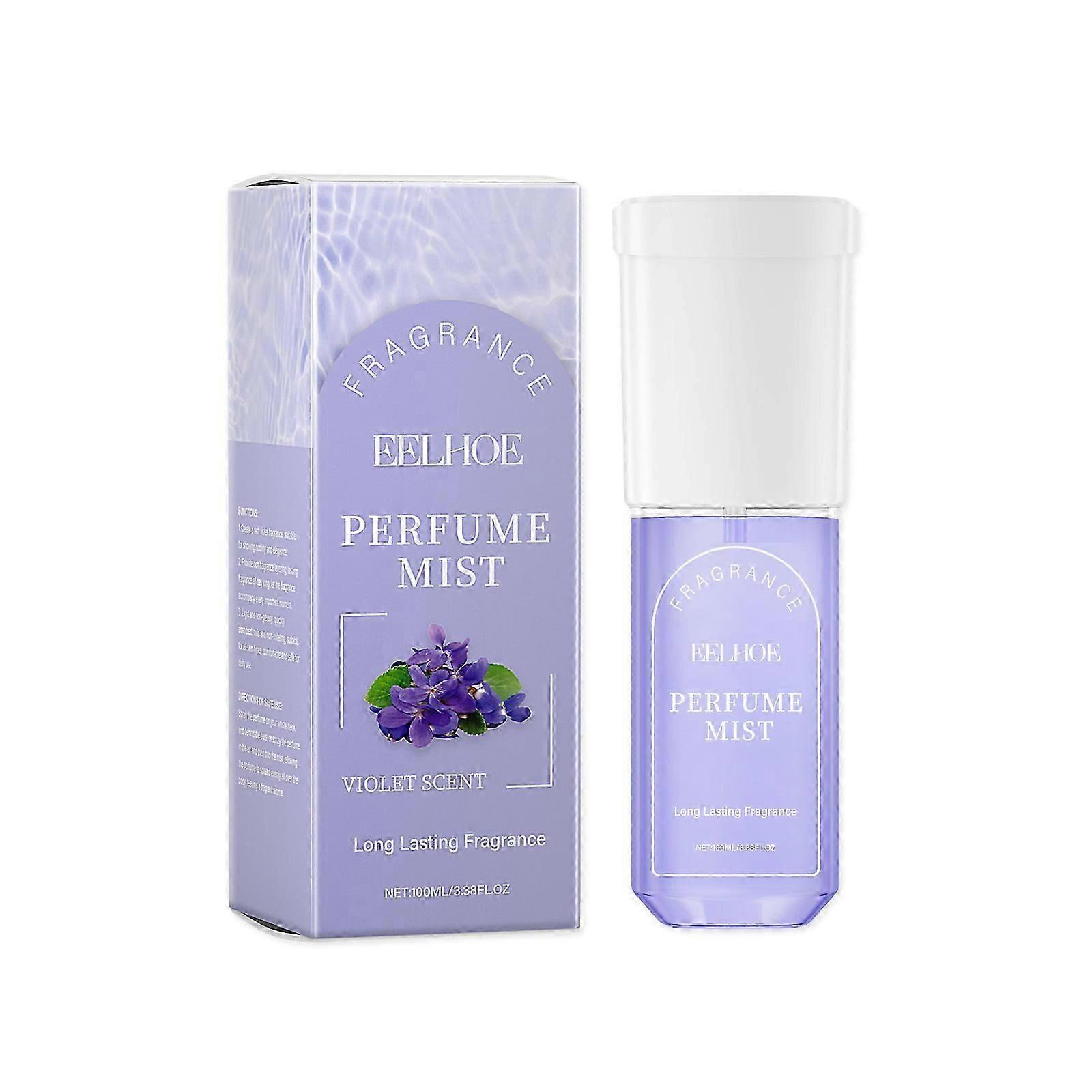 Violet Flower Body Perfume Spray - Long-Lasting Fresh Vanilla