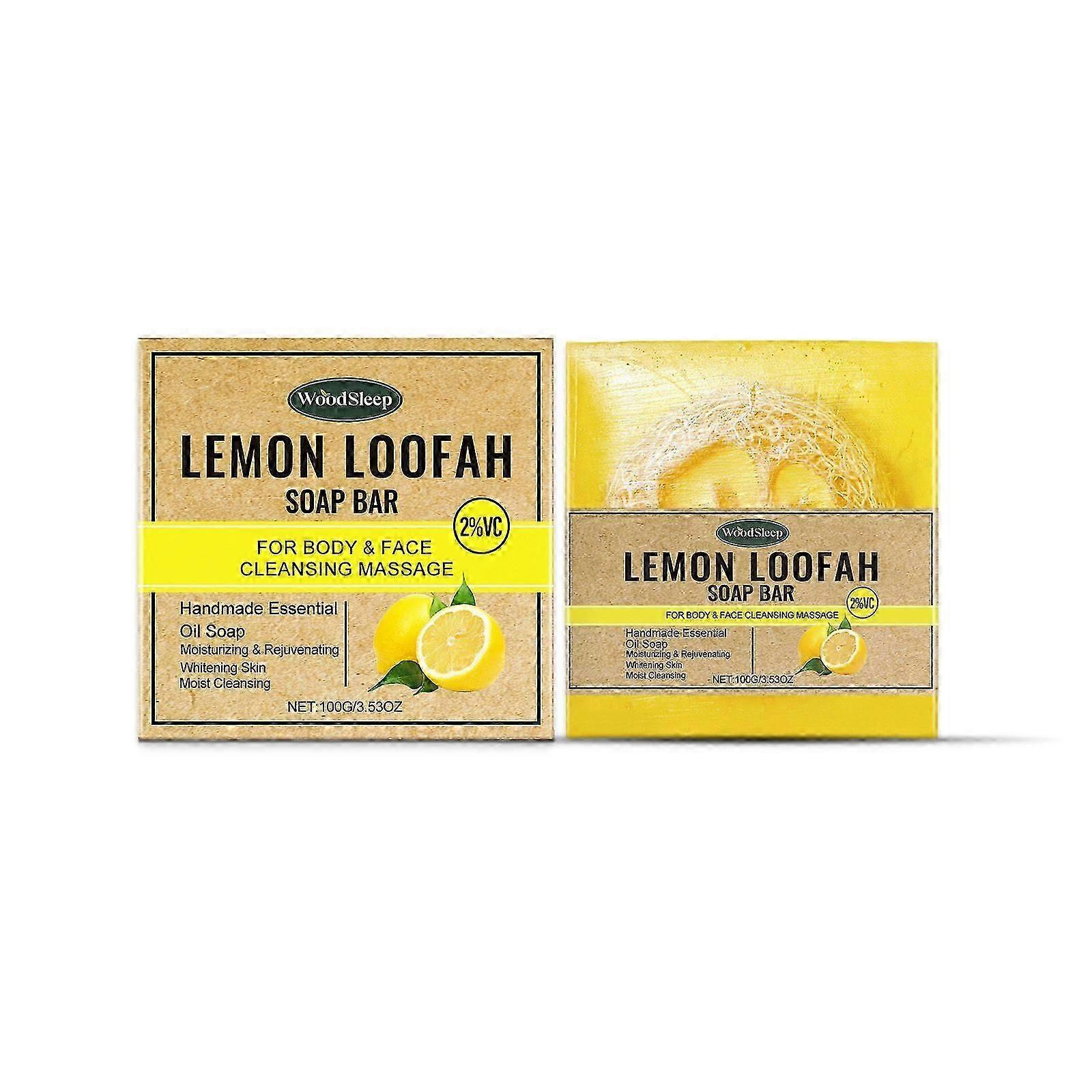 Loofah Lemon Essential Oil Soap