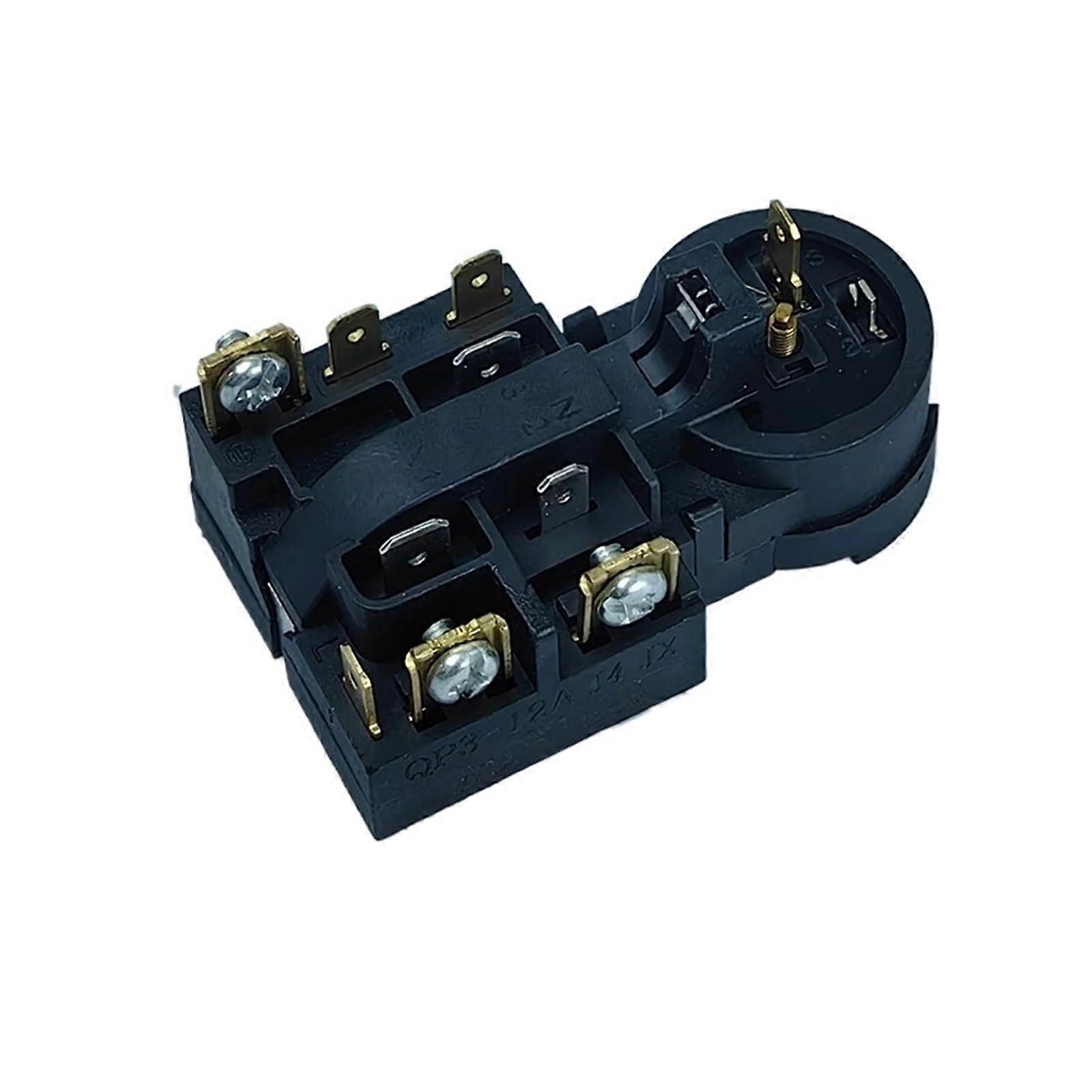 QP312A Refrigerator Compressor Relay with Overload Protection, Screw Type PTC Starter for Freezer