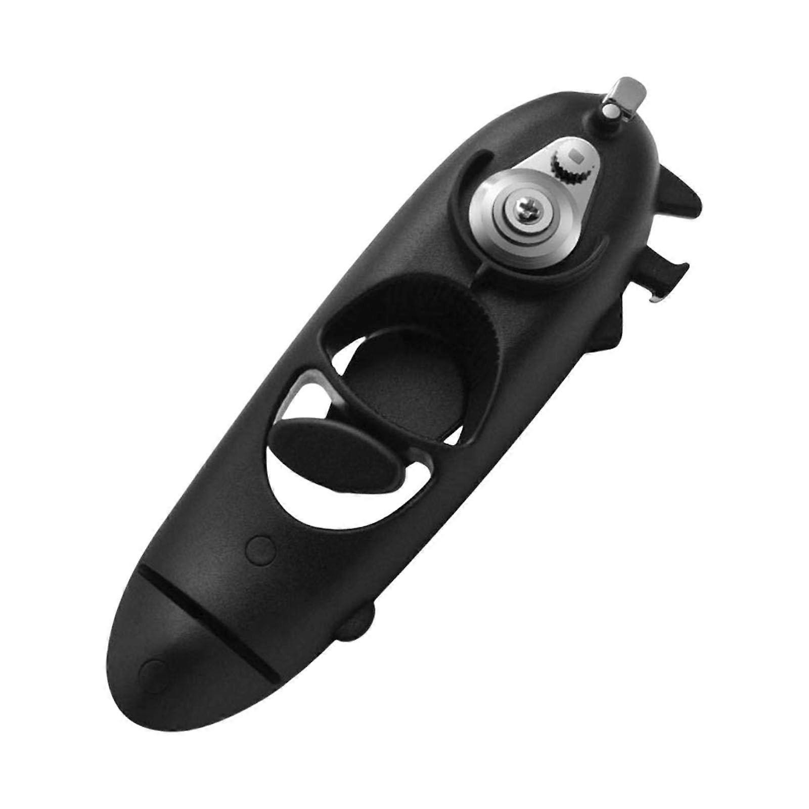 Manual Can Opener with Ergonomic Rotating Handle, Safe Cutting Design for Kitchen and Camping Ref: 7680