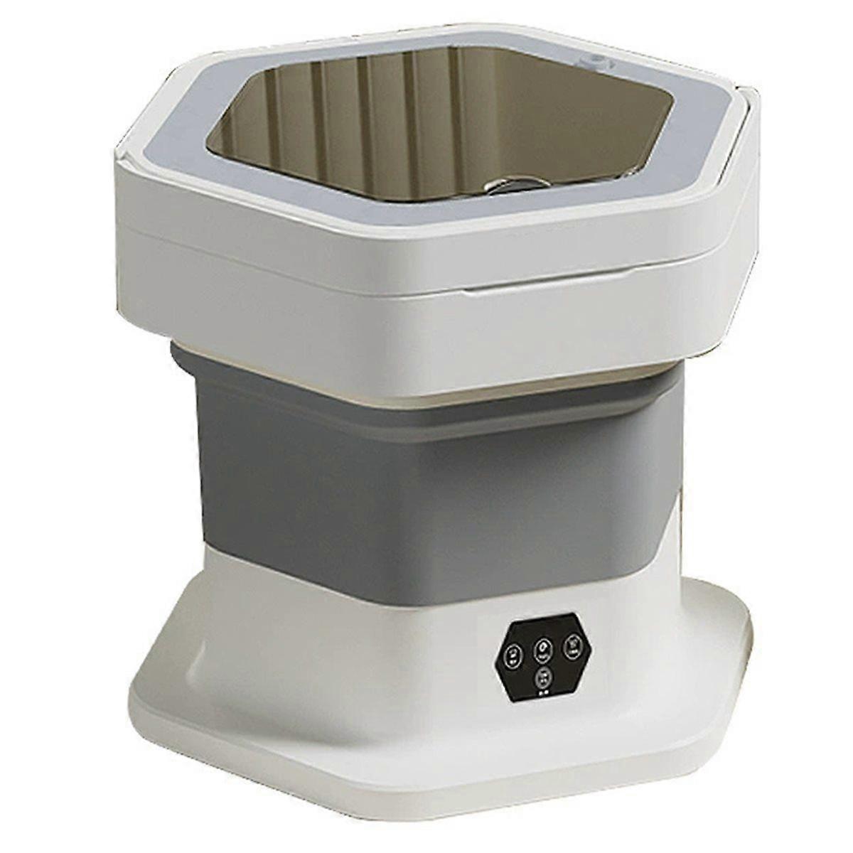 Portable Washing Machine 8L, Foldable Mini Washer & Dryer with 3 Modes, Deep Cleaning for Clothes, E