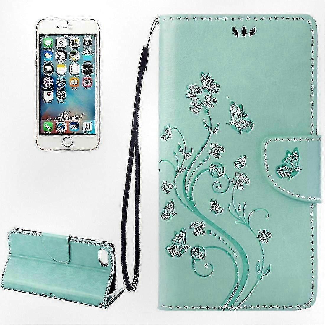 Floral Design Phone Case for  8 and 7 Models with Pressed Flower Pattern
