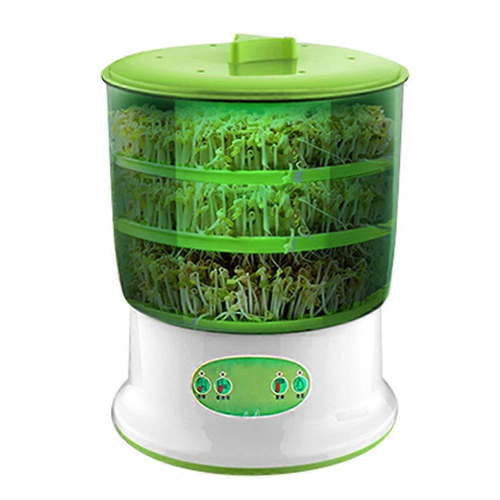 Automatic Bean Sprouting Machine, Large Capacity 2 Layer Seed Sprouter for YearRound Growing