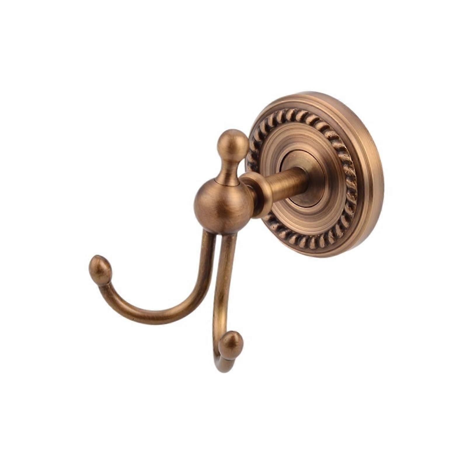 Solid Brass Bathroom Accessories Set with Towel Bar Robe Hook Paper Holder RustResistant Finish