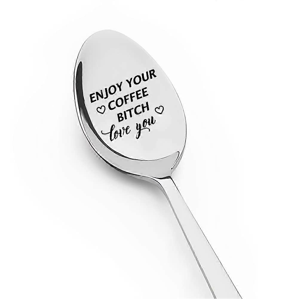 Engraved Coffee Spoon with Sentimental Message,  Gift for  Friend or Loved Ones