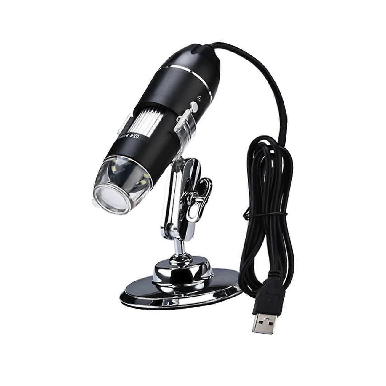 USB Digital Microscope Resolution Magnification with Adjustable Brightness for Electronics