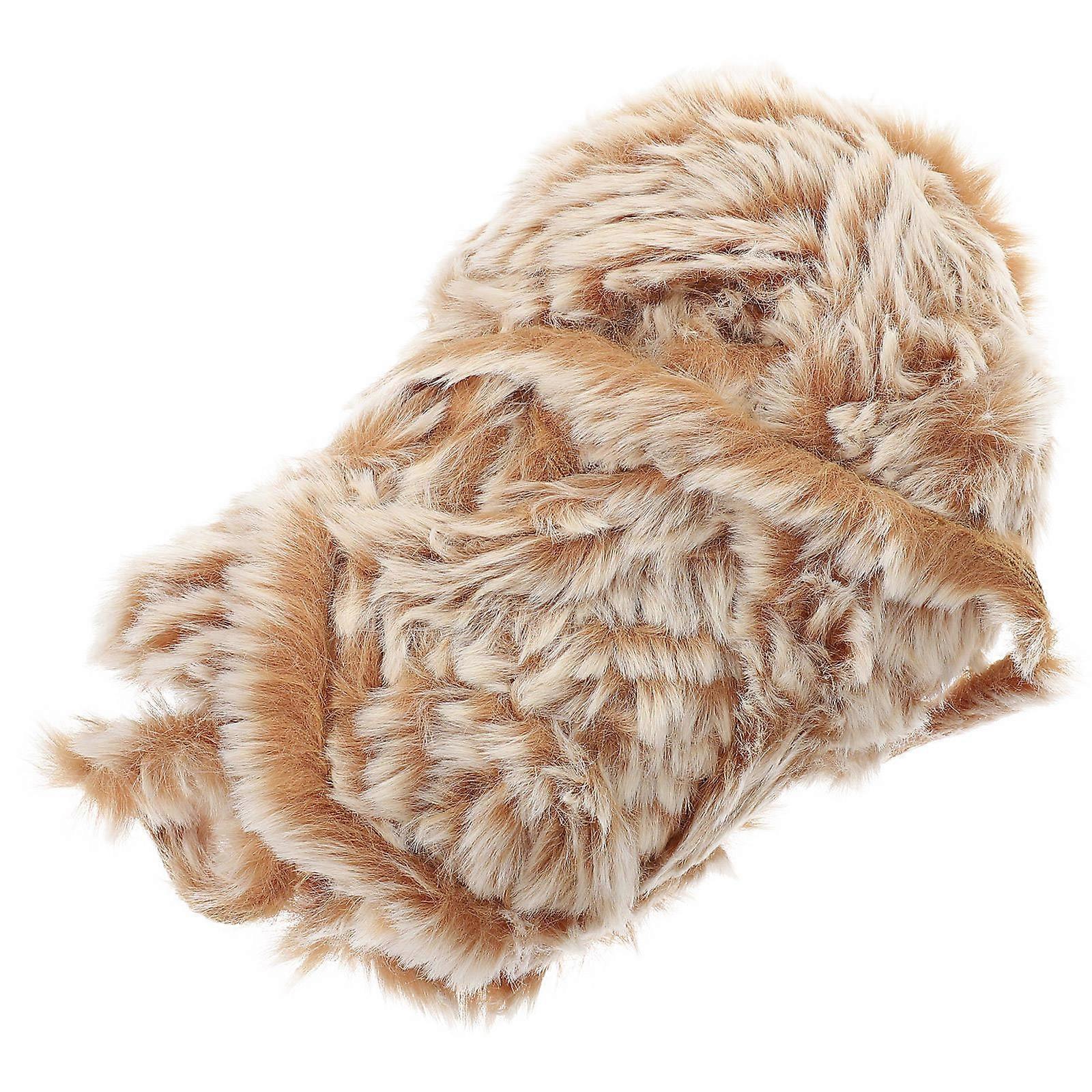 DIY Use Crochet Yarn Brown Polyester Wool Yarn 1 Roll