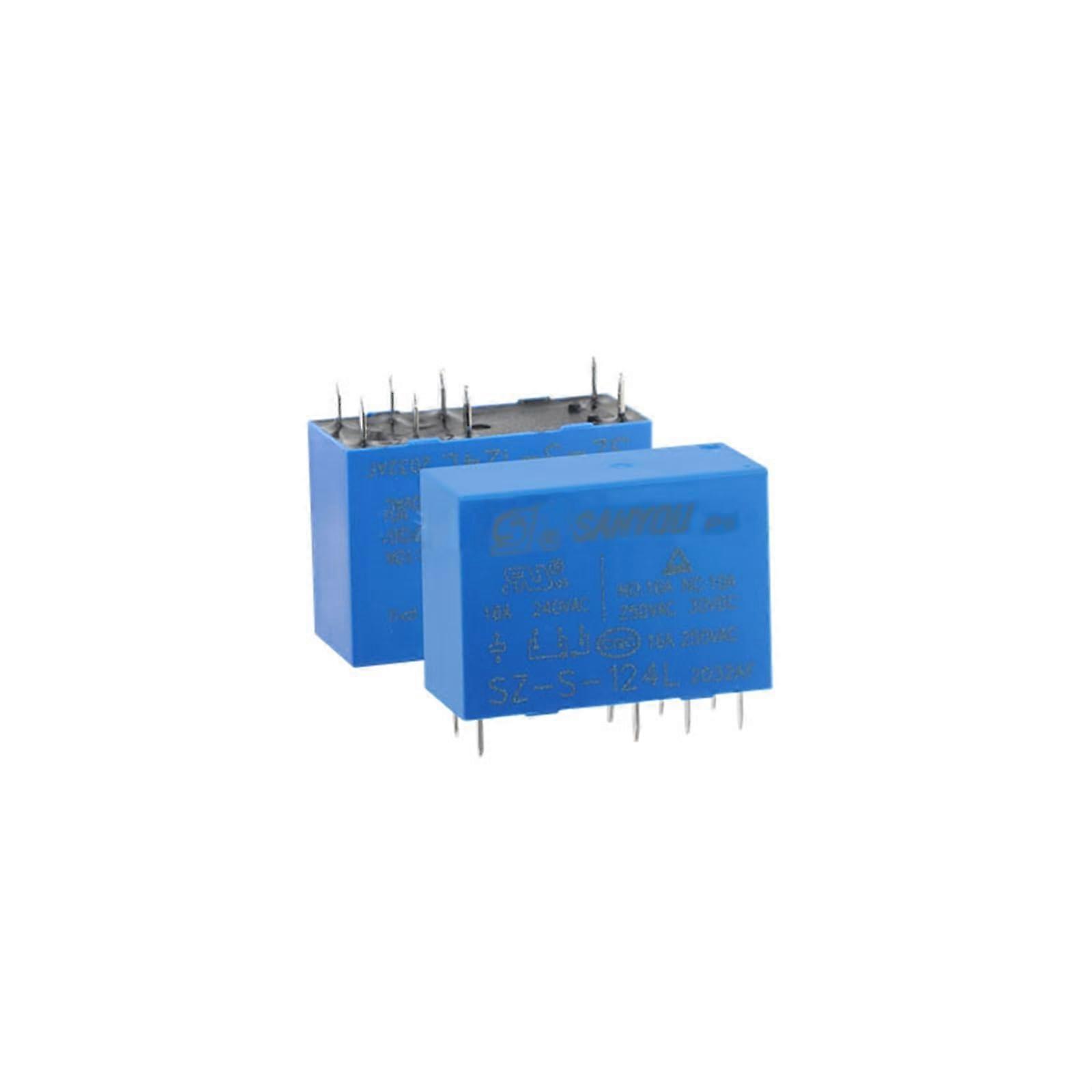 24V Relay DC24V Coil 250VAC 16A 8Pin  Current Module for Industrial Control 2PCS