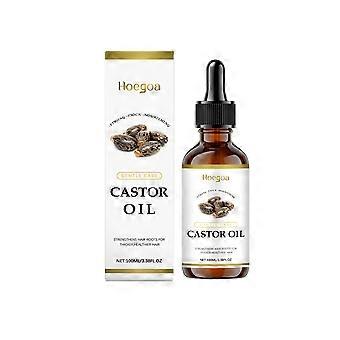 Hoegoa Castor Oil Hair Nourishing Essential Oil - Gentle Ingredients For Nourishing, Smooth, And Naturally Shiny Hair Care Oil