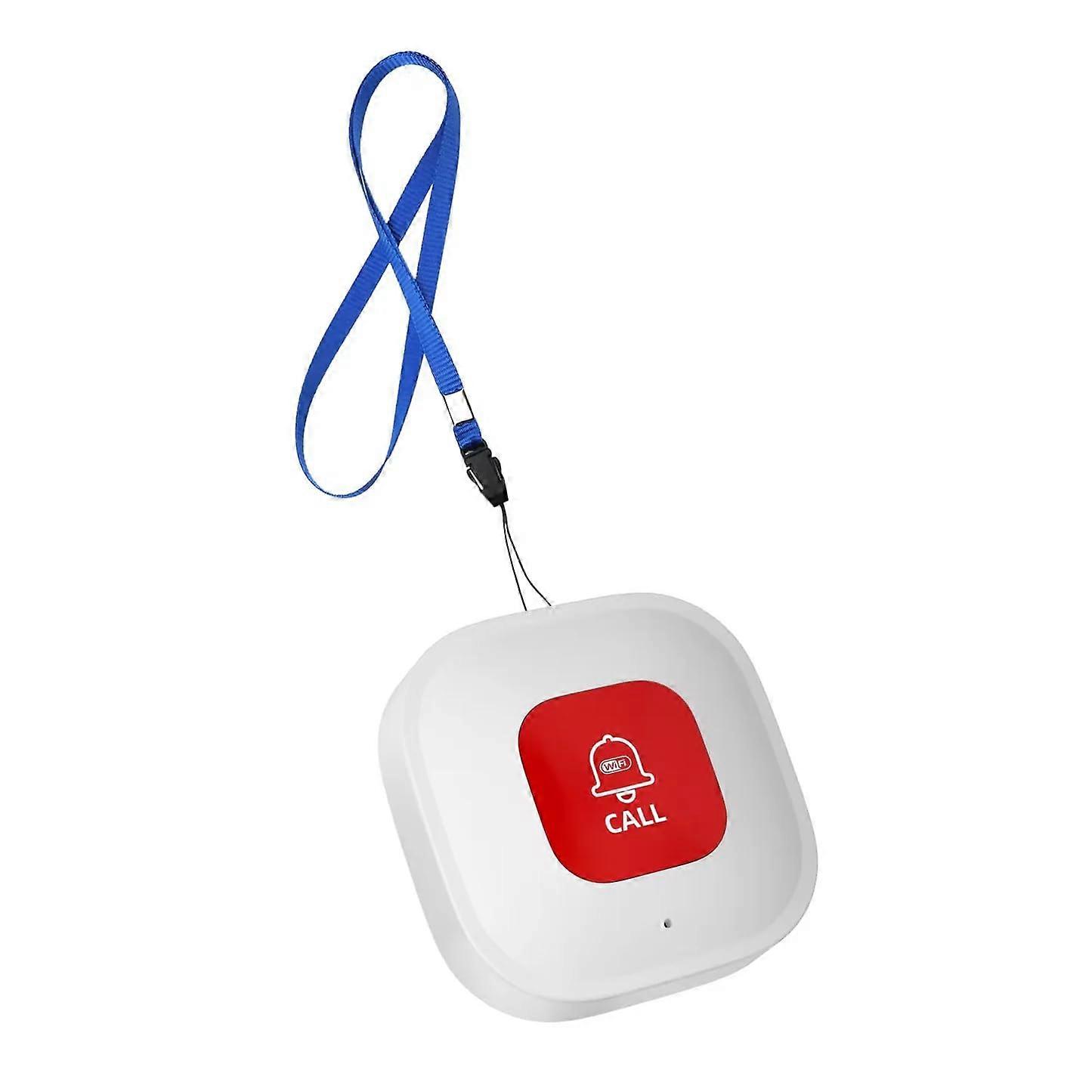 Wireless SOS Button with Instant Alerts, Smart App Sharing, WiFi Panic Alarm for Elderly SP101