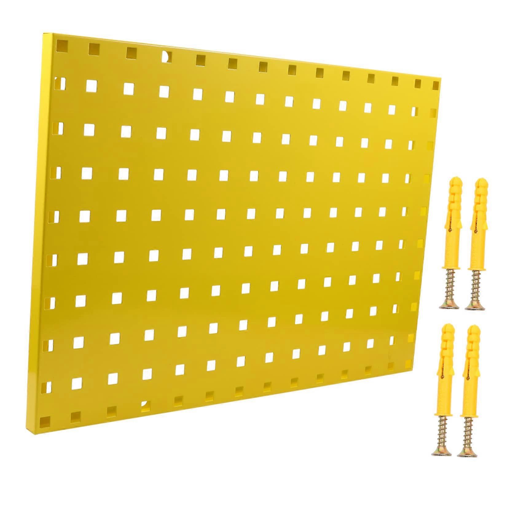 Galvanized Steel Pegboard Organizer Panel for Garage Wall Tool Storage and HeavyDuty Use