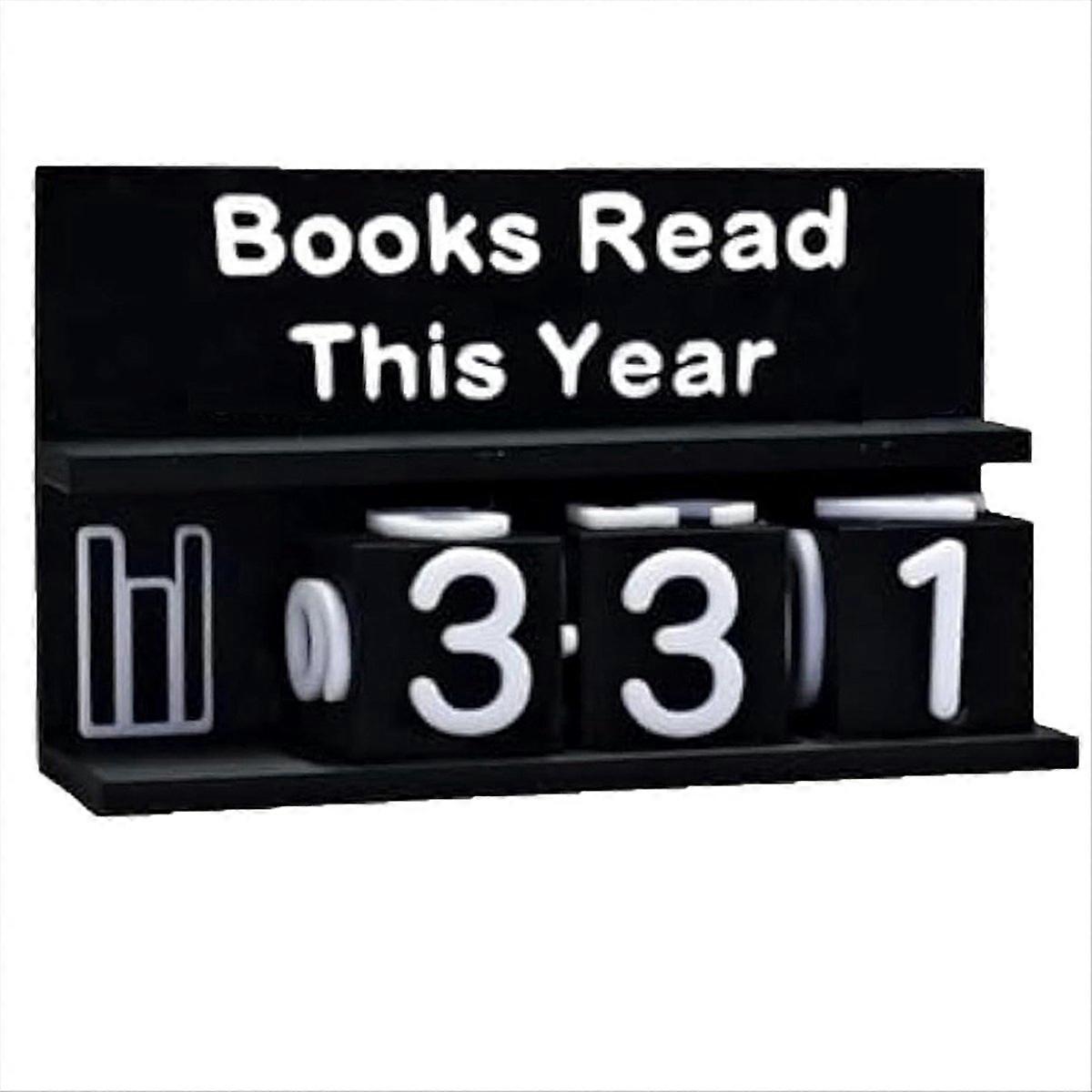 Bookshelf Decor Book Read This Year Counter A