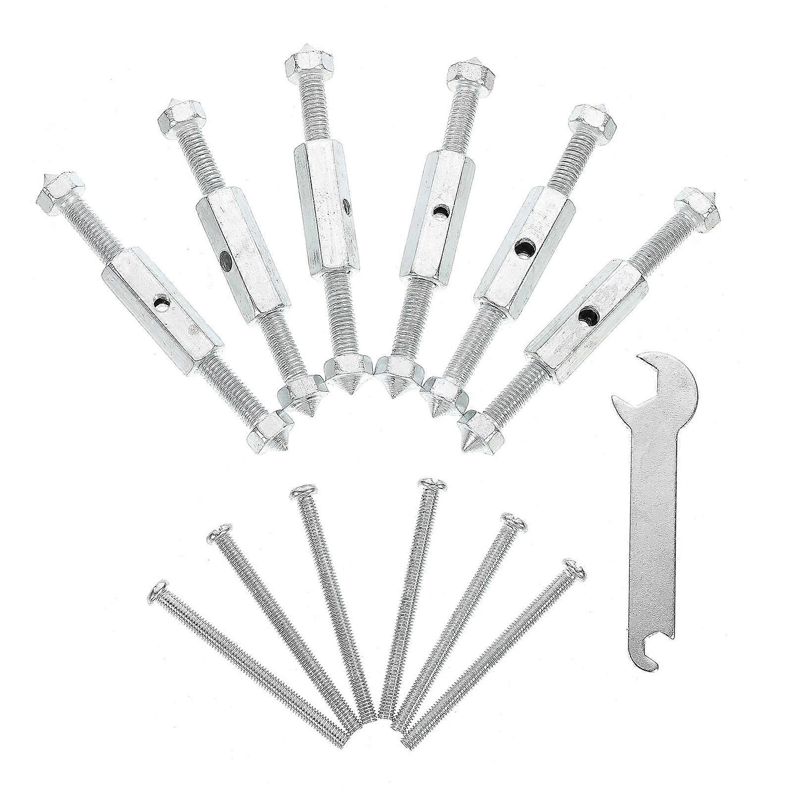 Durable Steel Bottom Box Repairer for Switch Socket 10Sets Silver