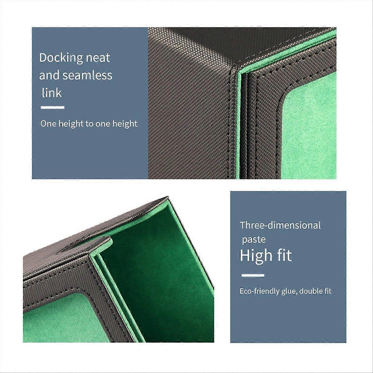 Card Storage Box for Trading Cards , with Display Window red