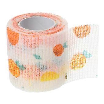Dog Bandage Wrap Self for Wound Protection 4Pcs Fruit Pattern Non-Woven Tape