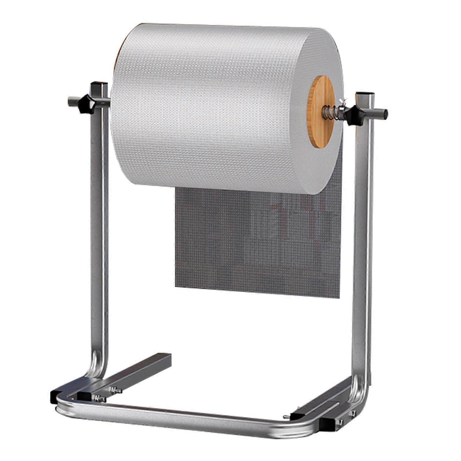 Bubble Wrap Dispenser with Adjustable Galvanized Frame, Packing Roll Holder for Moving and