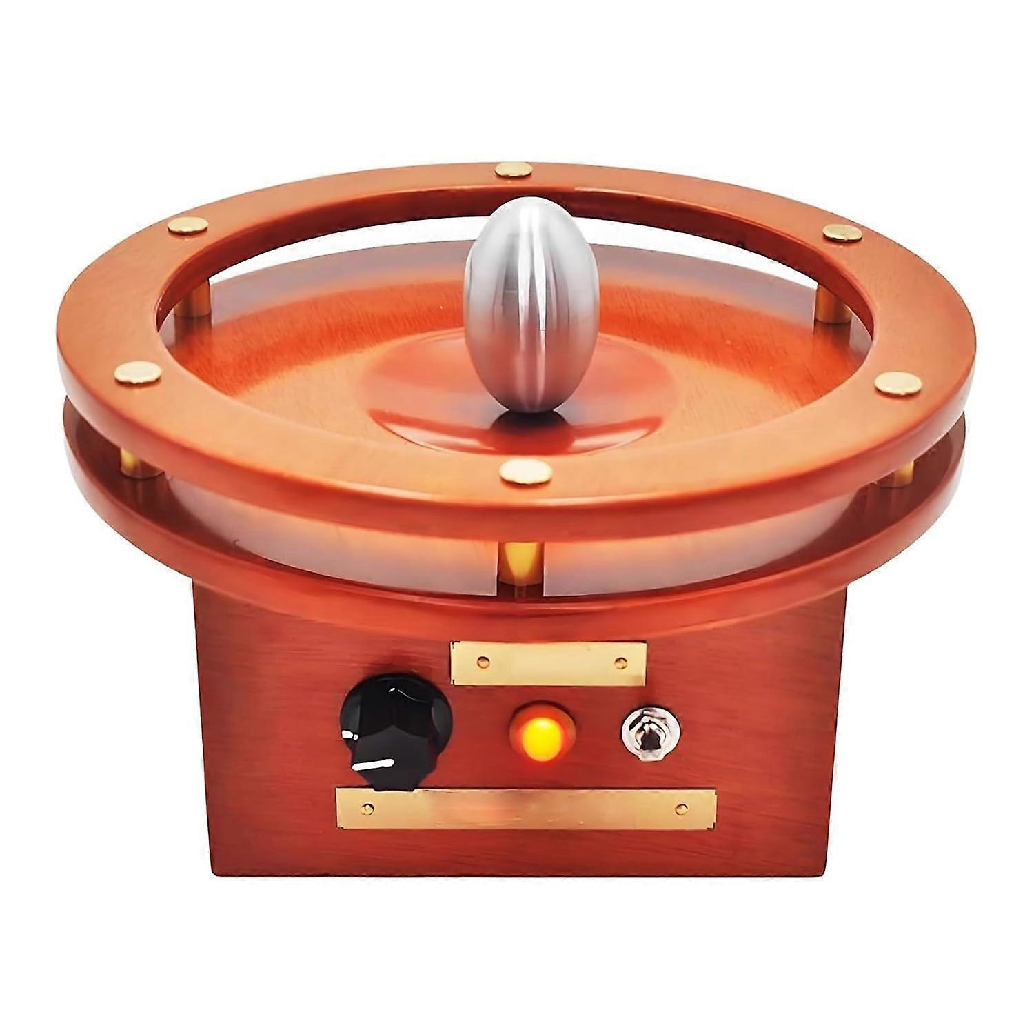 Electromagnetic Egg Demonstration with Rotating Magnetic Field Model, Aluminum Egg Physics Experiment