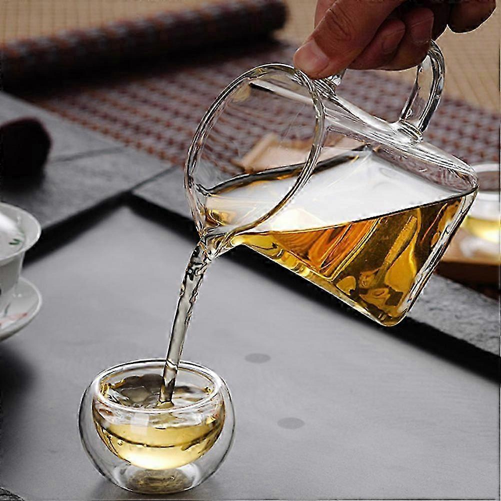 Gongdao Şeffaf Cam Çay Bardağı