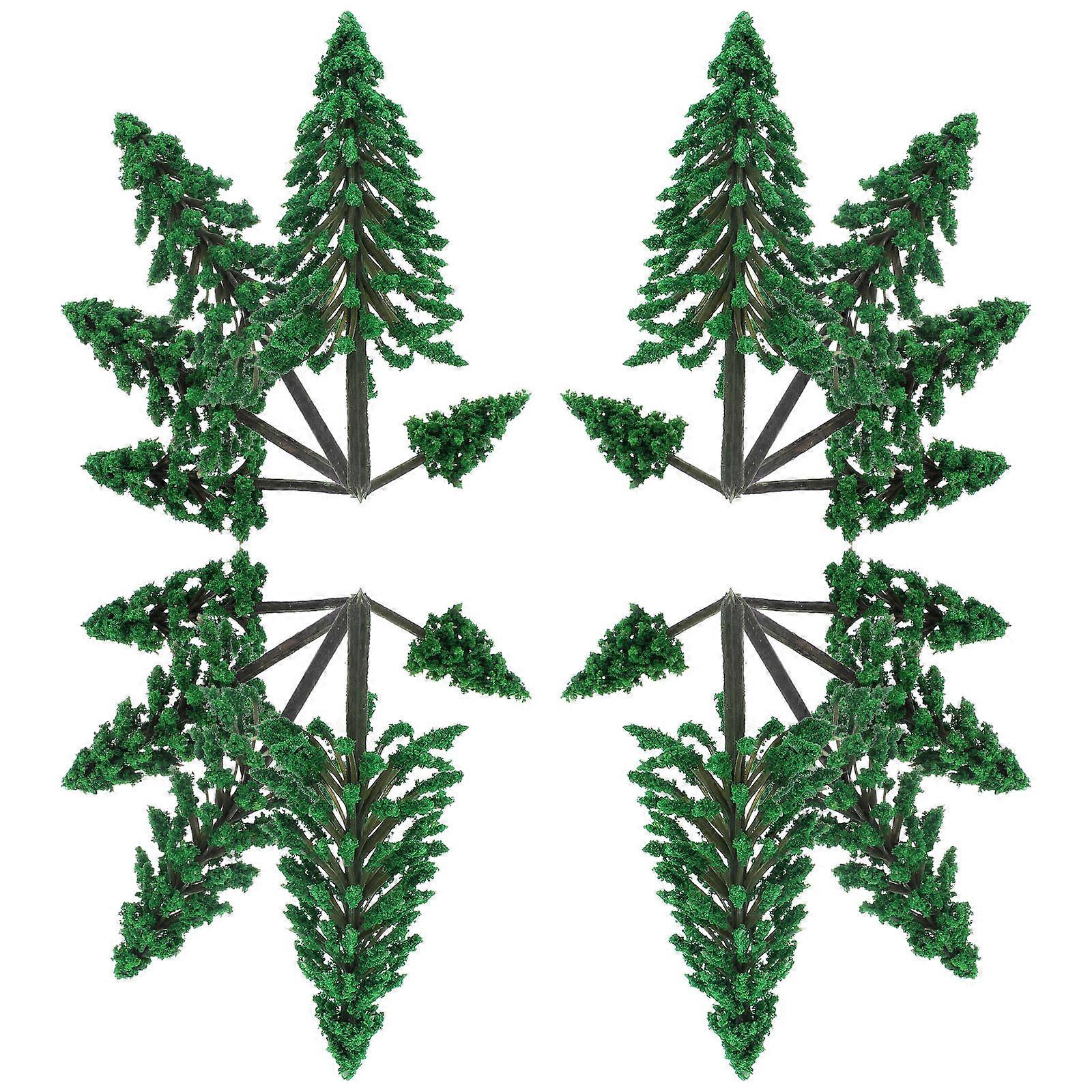 Model Trees Miniature Model Tree for Decor 100Pcs Green Pine Tree Models