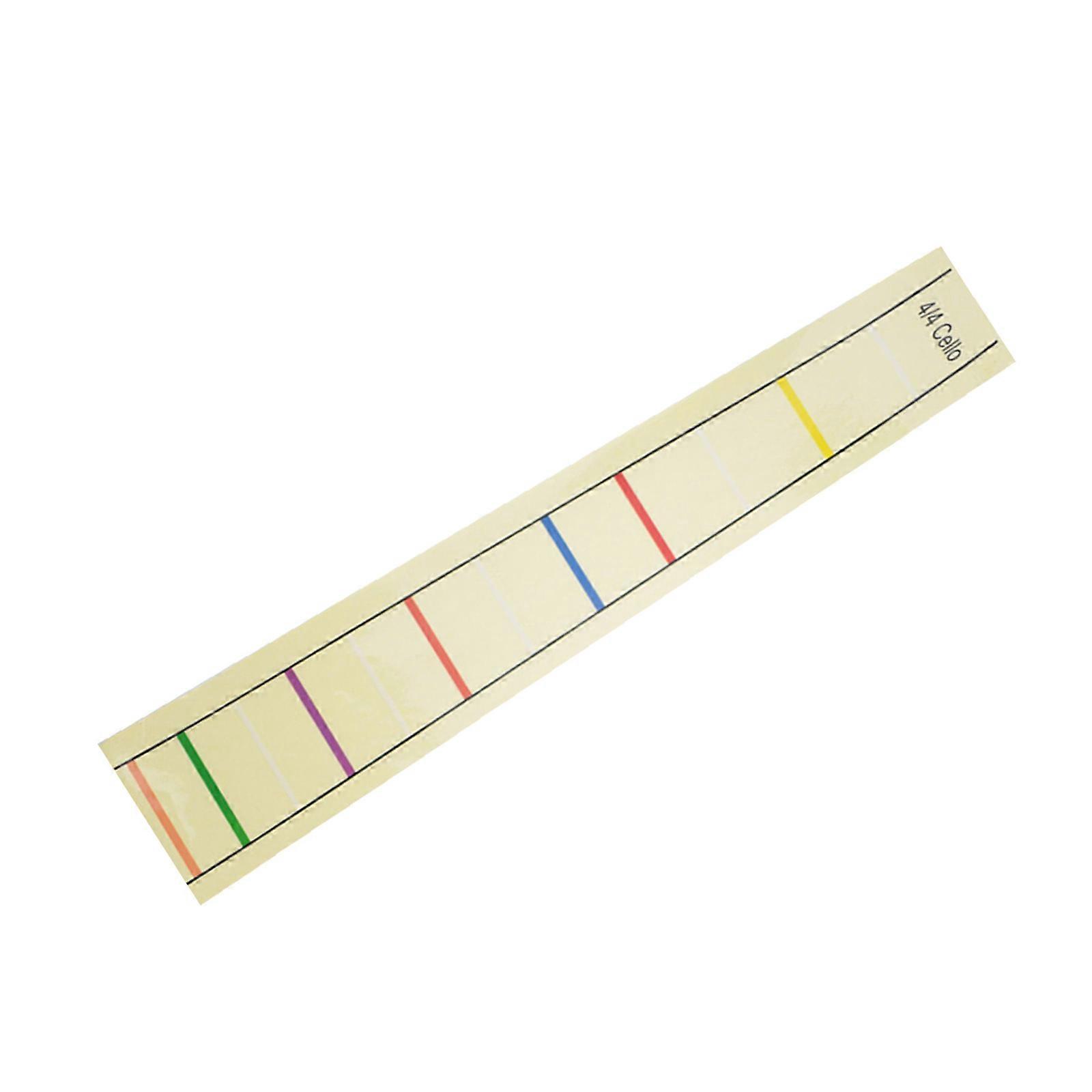 Cello Practical Sticker for Fretboard Learning Easy Remove Yellow
