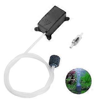 Aquarium Silent Air Pump,mini Oxygen Air Pump, 1.5w Silent Mini Air Pump Fit compatible with1l-50l Fish Tank, Air Pump With Bubble Oxygen Stone
