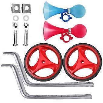 Balanswieltjes voor kinderfietstraining, inclusief 2 sets.