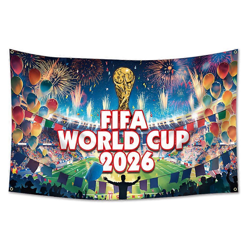 VM i fotball 2026 - 1: Hengende flaggbanner