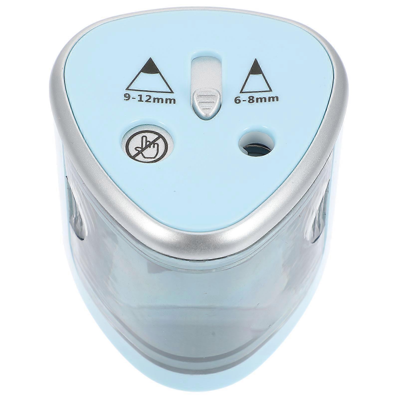 Electric Pencil Sharpener for Dual Holes Automatic Battery Operated