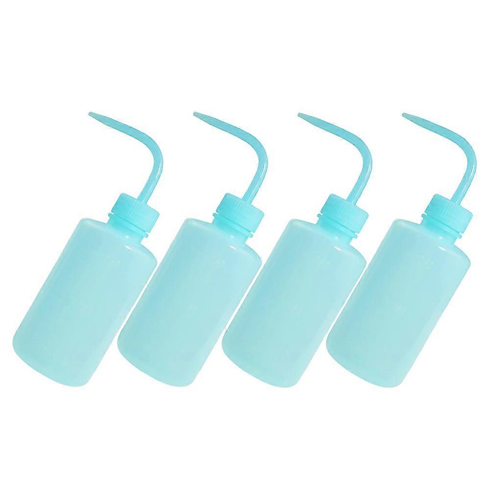 Rinse Bottle Plastic Squirt Bottle for Storage 4Pcs Multipurpose Usage