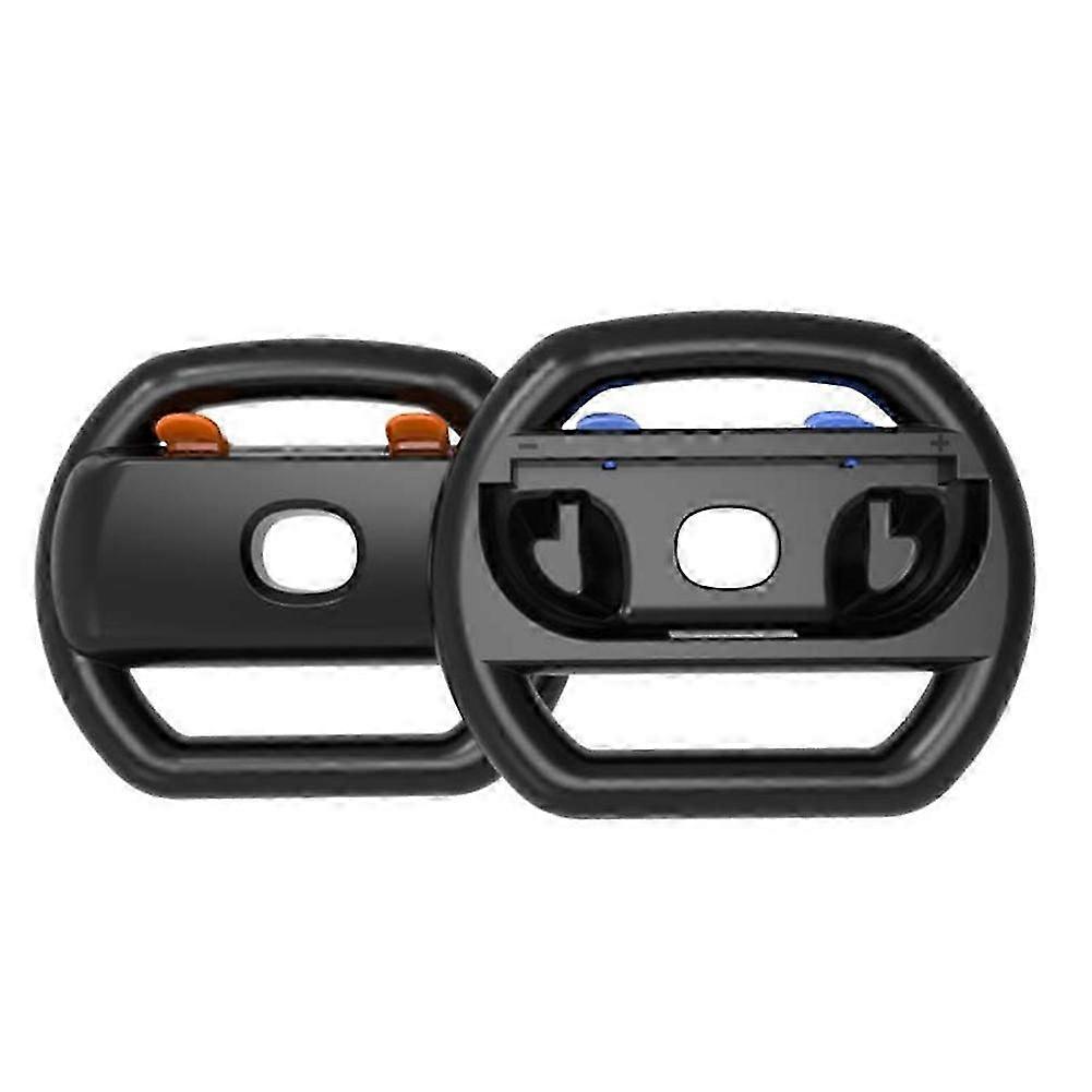 2PCS Racing Steering Wheels compatible with Switch 2 Controller Game Grip Handle Racing Game Wheel Switch 2 Con