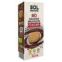 Organic cocoa-filled biscuit 190 g