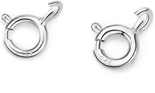 Collier à fermoir, 2 pièces, argent...