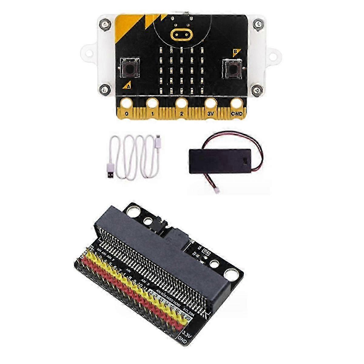 Microbit V2.0 Development Board Microbit Smart Car Kit/qtruck/python Education Bbc Microbit Programmable Robot For Diy