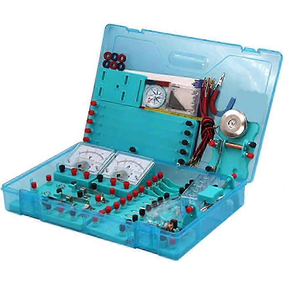 Kids Electricity Circuit Learning Kit Physics Experiment Kit Basic Educational ABS Electricity Magnetism Learning Tool
