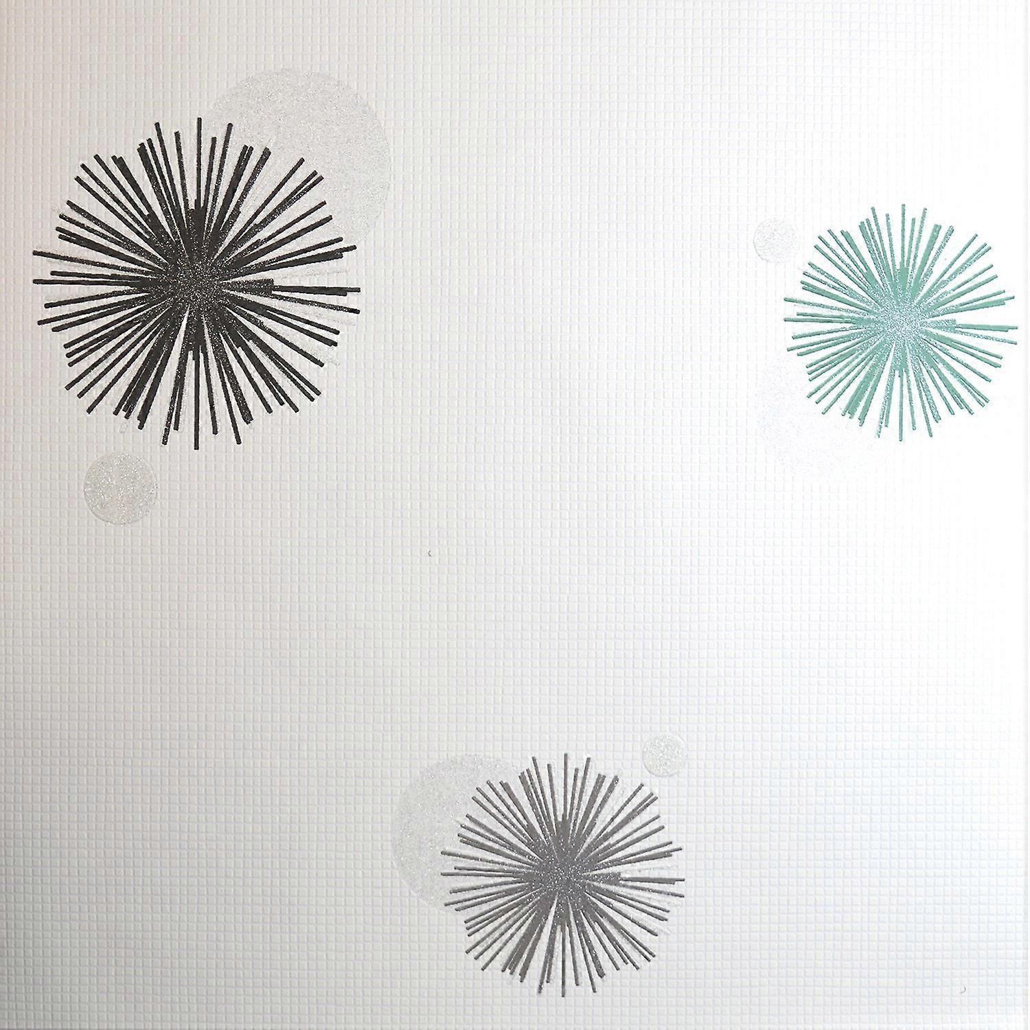 White Textured Tile Wallpaper