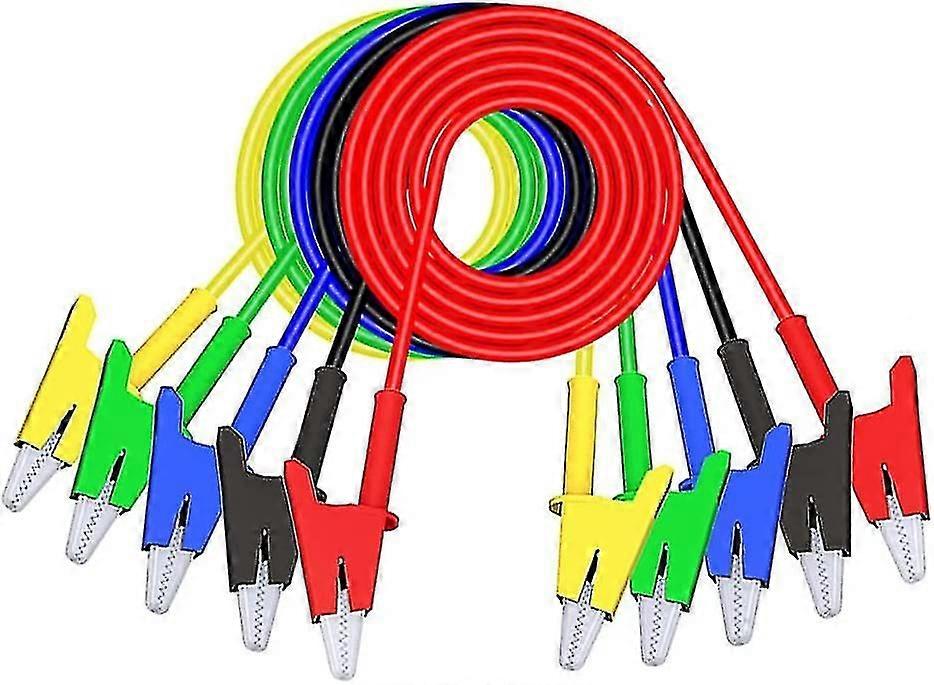 5pcs Electrical Alligator Clips Insulated