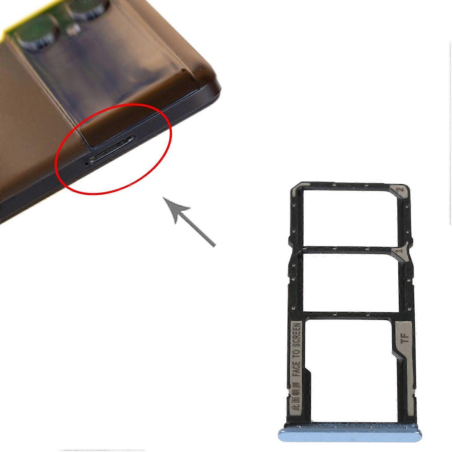 SIM Card Tray + Micro SD Card Tray Card Holder Adapter Xiaomi Poco M4 5G
