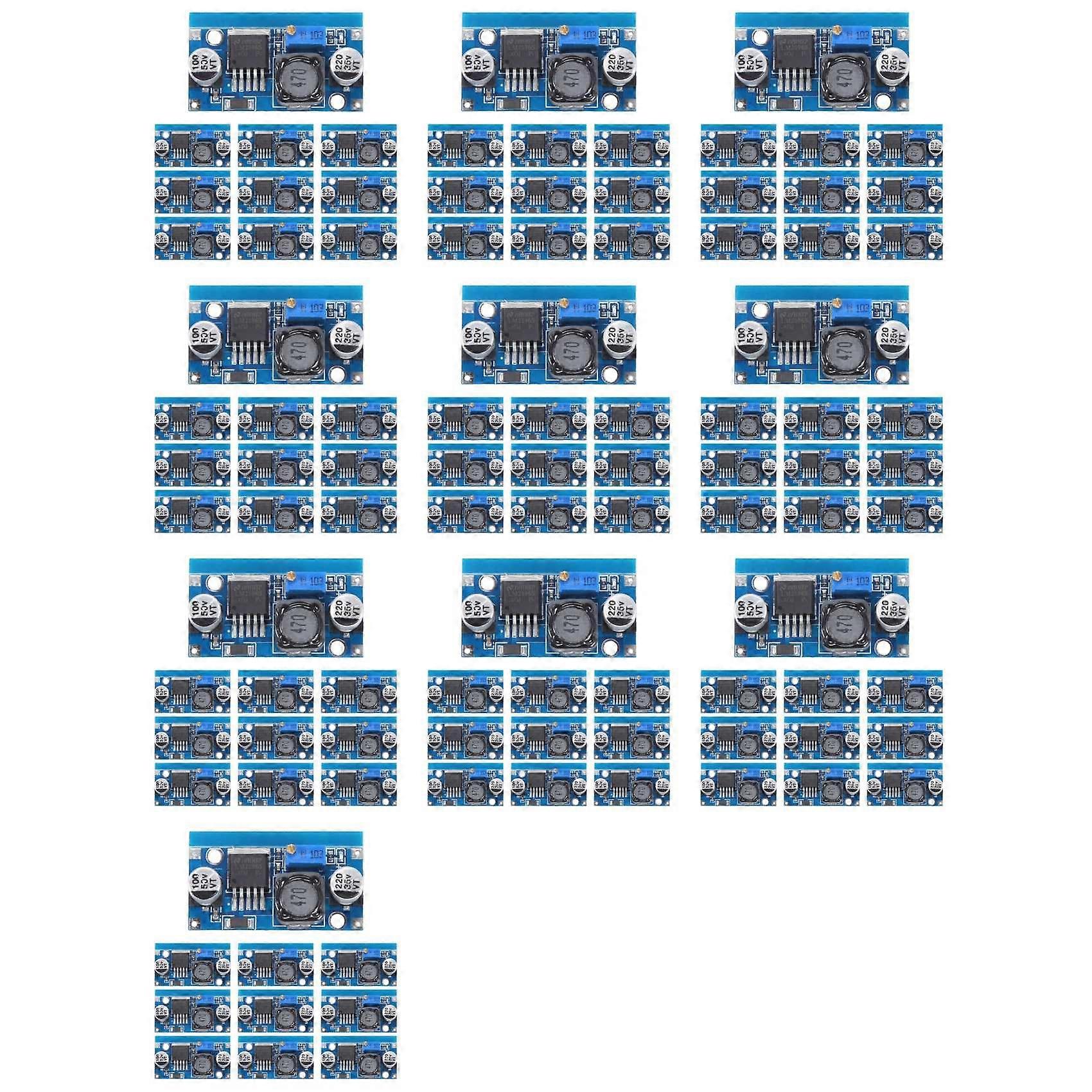 100Pcs LM2596S DC-DC Step Down Power Supply Module 3A Adjustable Step-Down Module 1.5-35V Power Supply Step Down Module