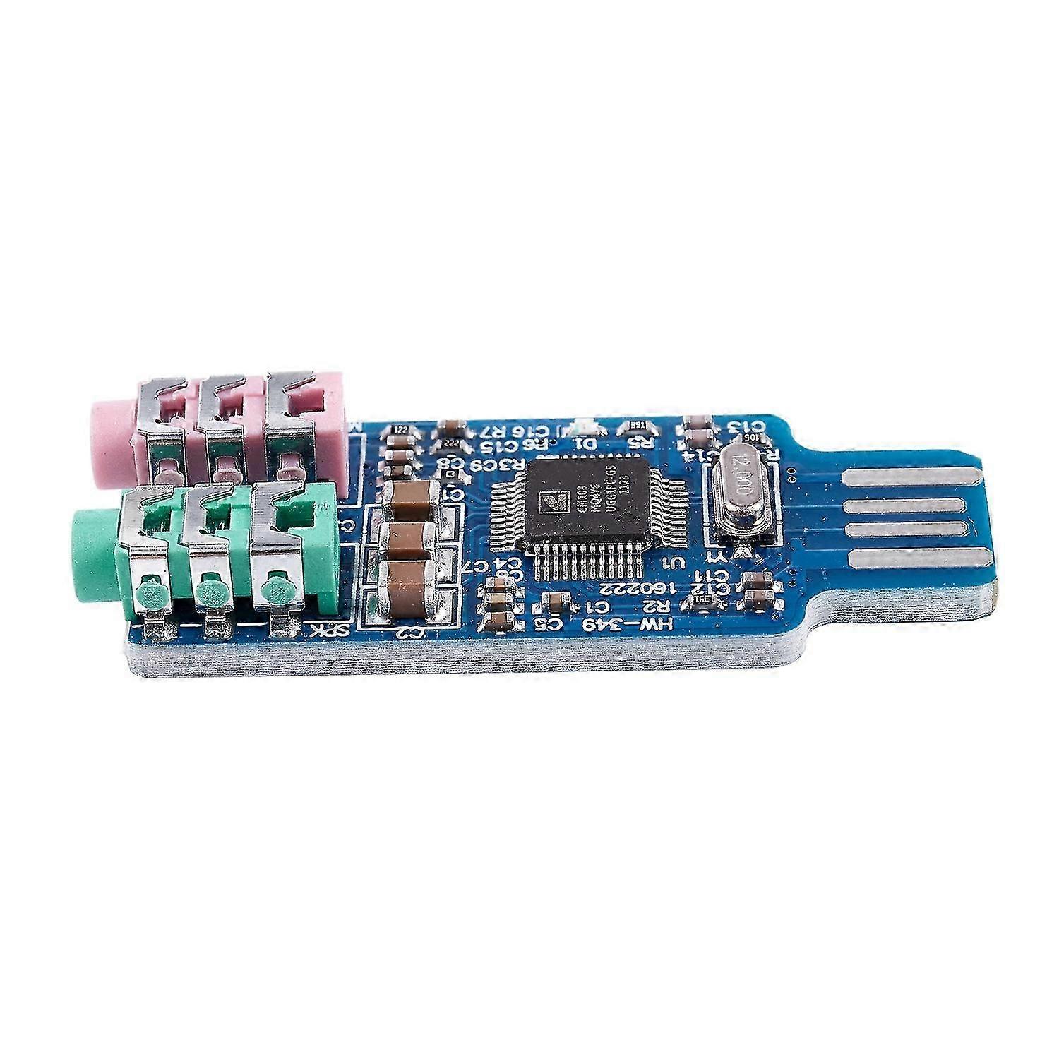 Gratis driver USB lydkort CM108 USB lydkort chip blå