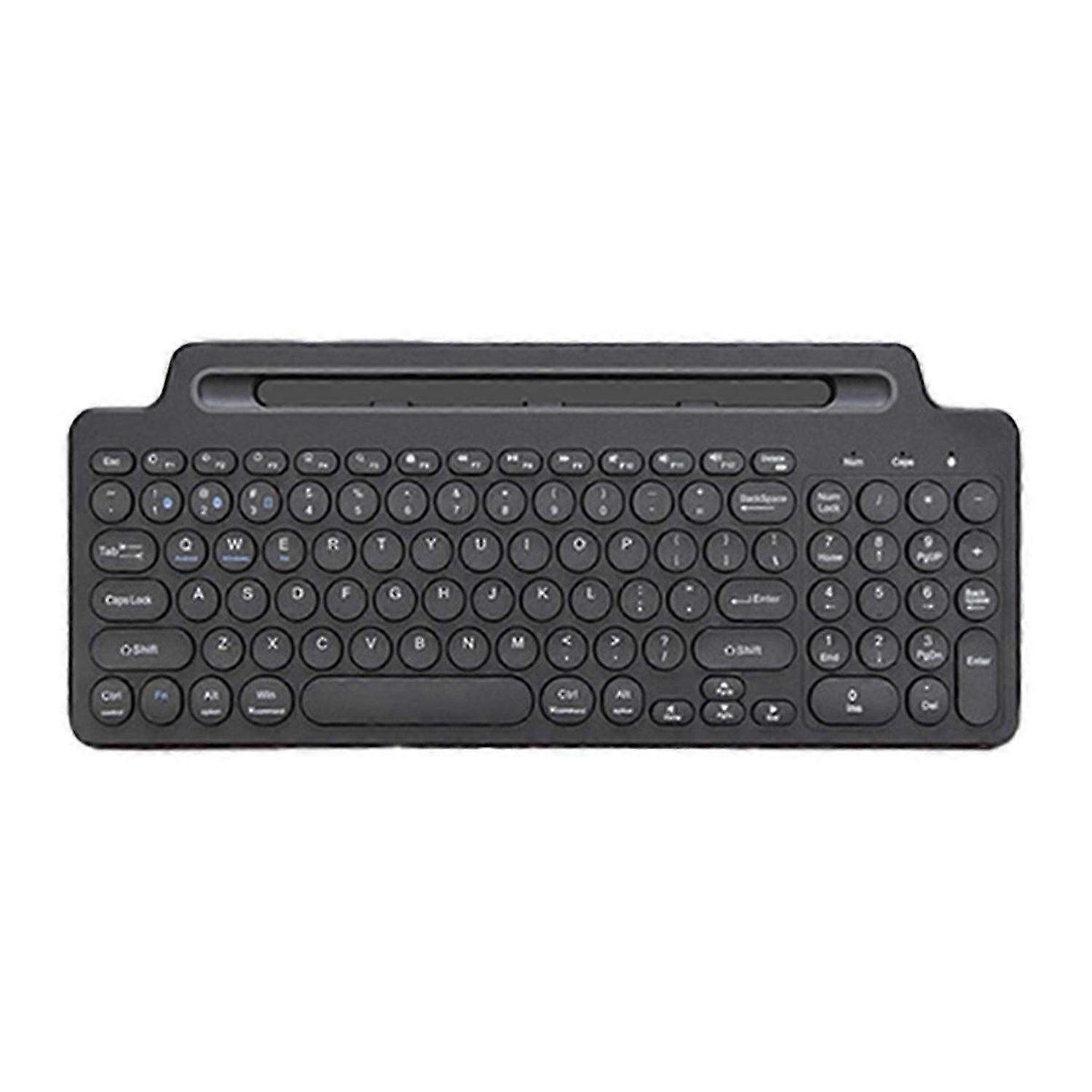 2.4G Wireless Bluetooth Keyboard with Tablet/Phone Holder B