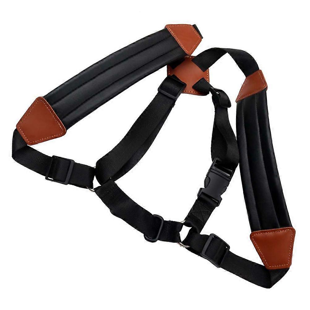 Saxophone Shoulder Strap Comfortable Adjustable Harness with Metal Buckle