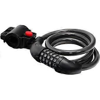 Bike Lock High Security 5 Digit Resettable Combination Coiling Cable Lock Best compatible with Bicycle Outdoors, 1.2mx12mm